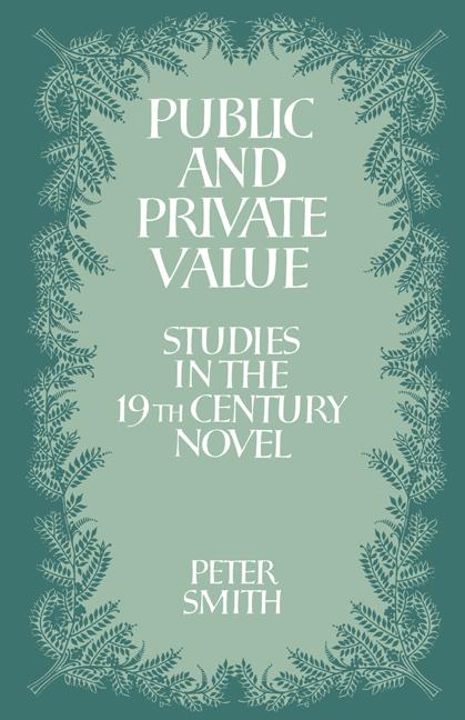 Vorderes Coverbild Public and Private Value