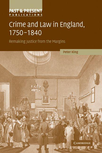 Vorderes Coverbild Crime and Law in England, 1750 1840