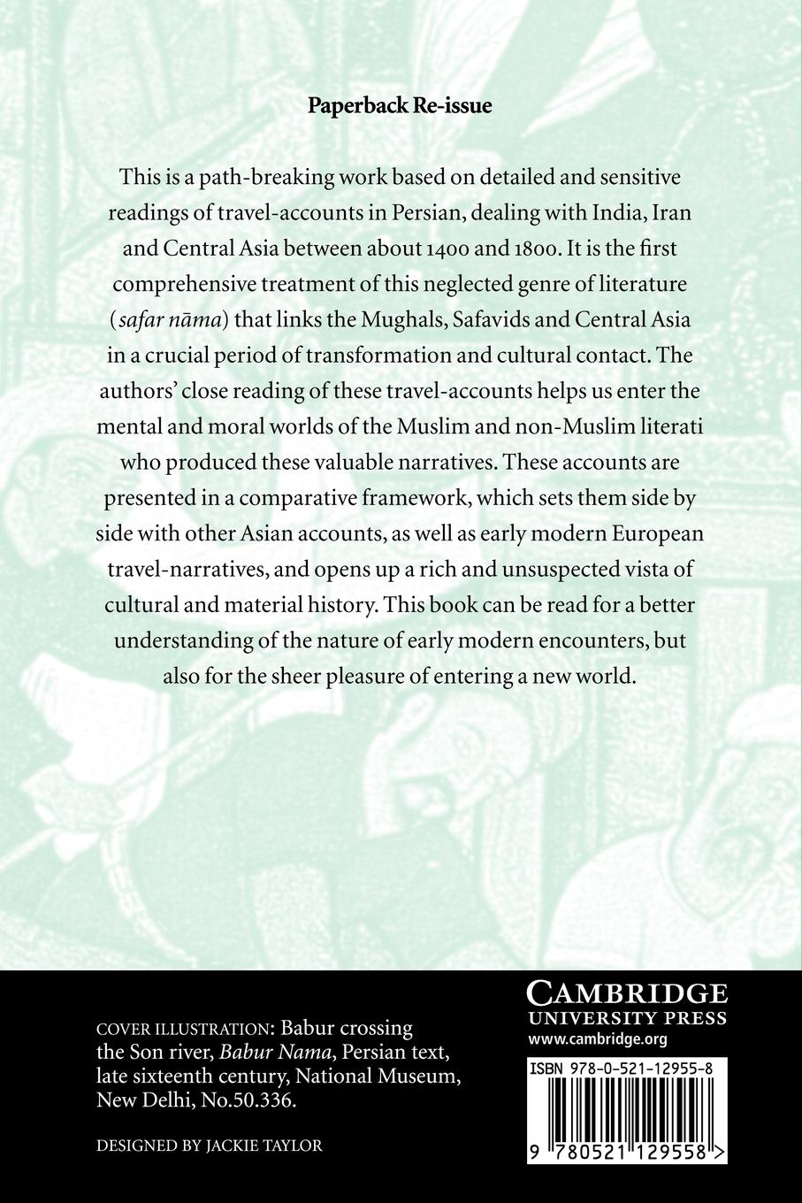 Rückseitencover Indo-Persian Travels in the Age of Discoveries 1400-1800