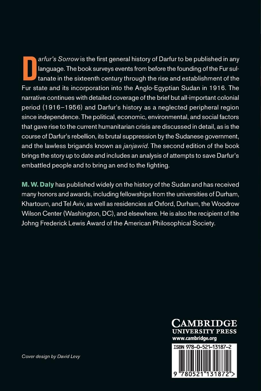 Rückseitencover Darfur's Sorrow