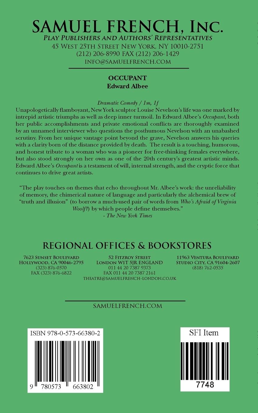 Rückseitencover Occupant