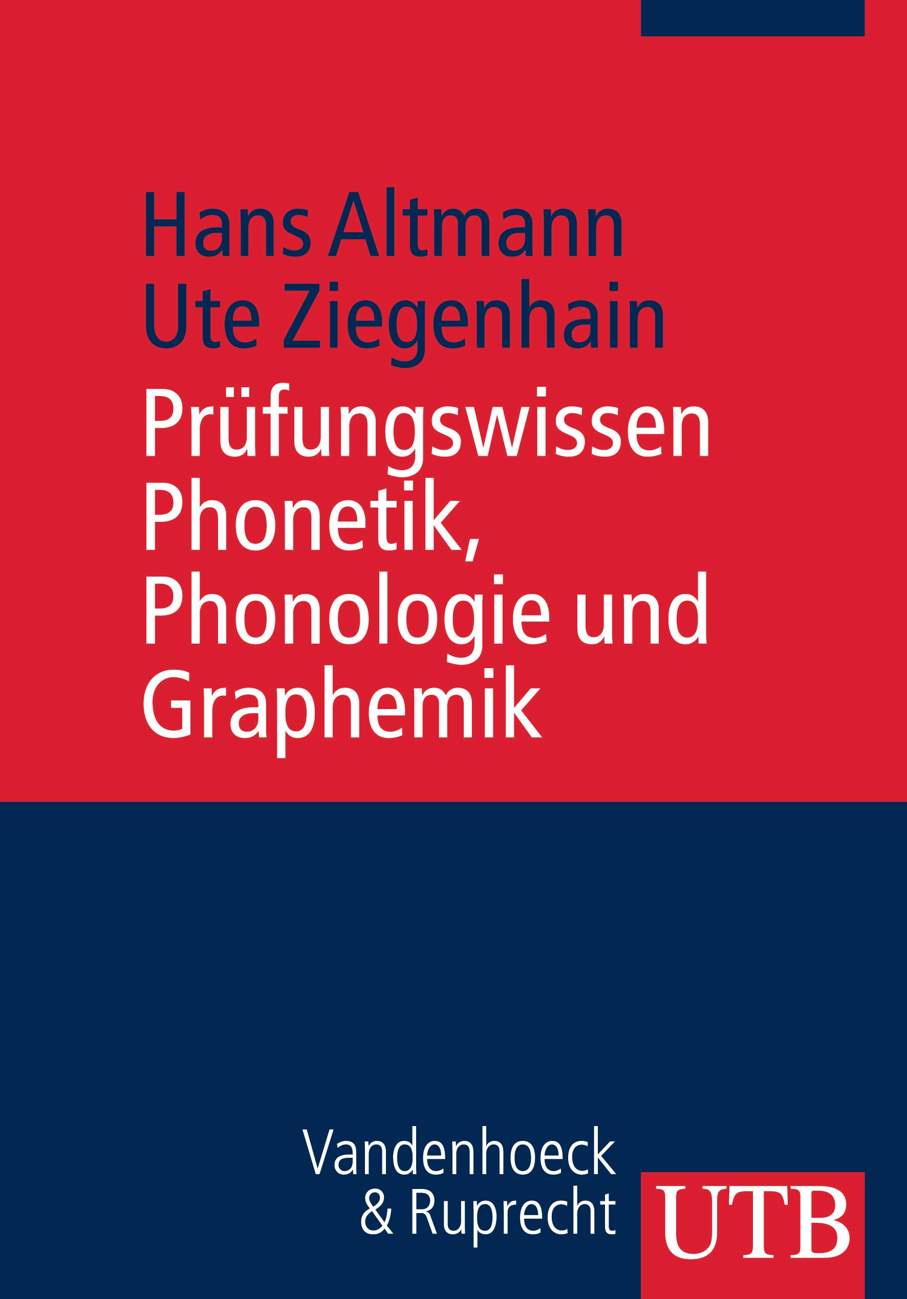 Vorderes Coverbild Prüfungswissen Phonetik, Phonologie und Graphemik