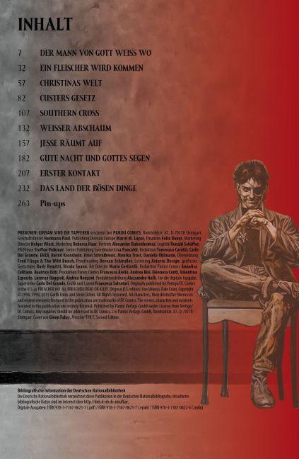 Beispielinhalt (Bild) Preacher 07 - Einsam sind die Tapferen