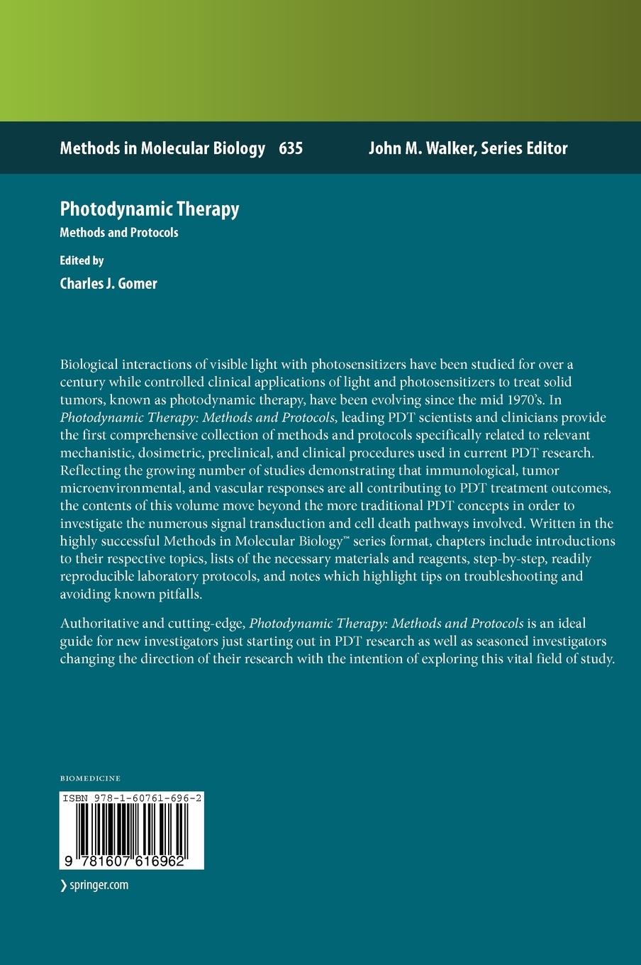 Rückseitencover Photodynamic Therapy
