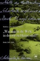 Vorderes Coverbild "Was macht die Welt, in der wir zu Hause sind?"