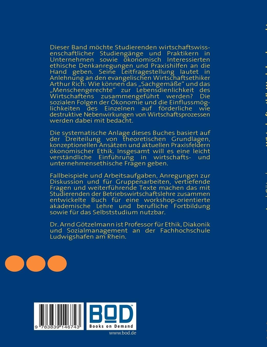 Rückseitencover Wirtschaftsethik Workshop kompakt