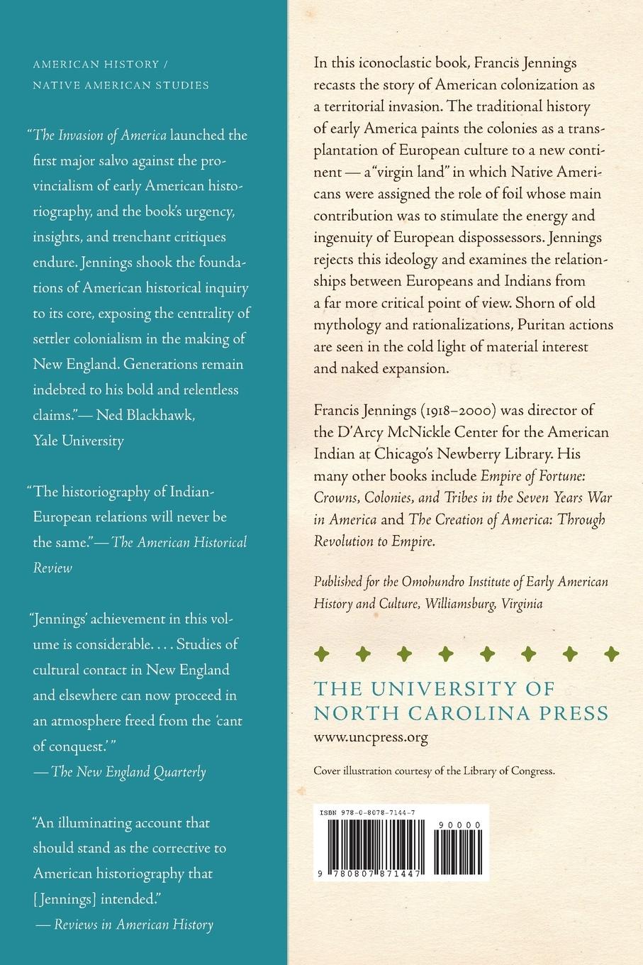 Rückseitencover The Invasion of America