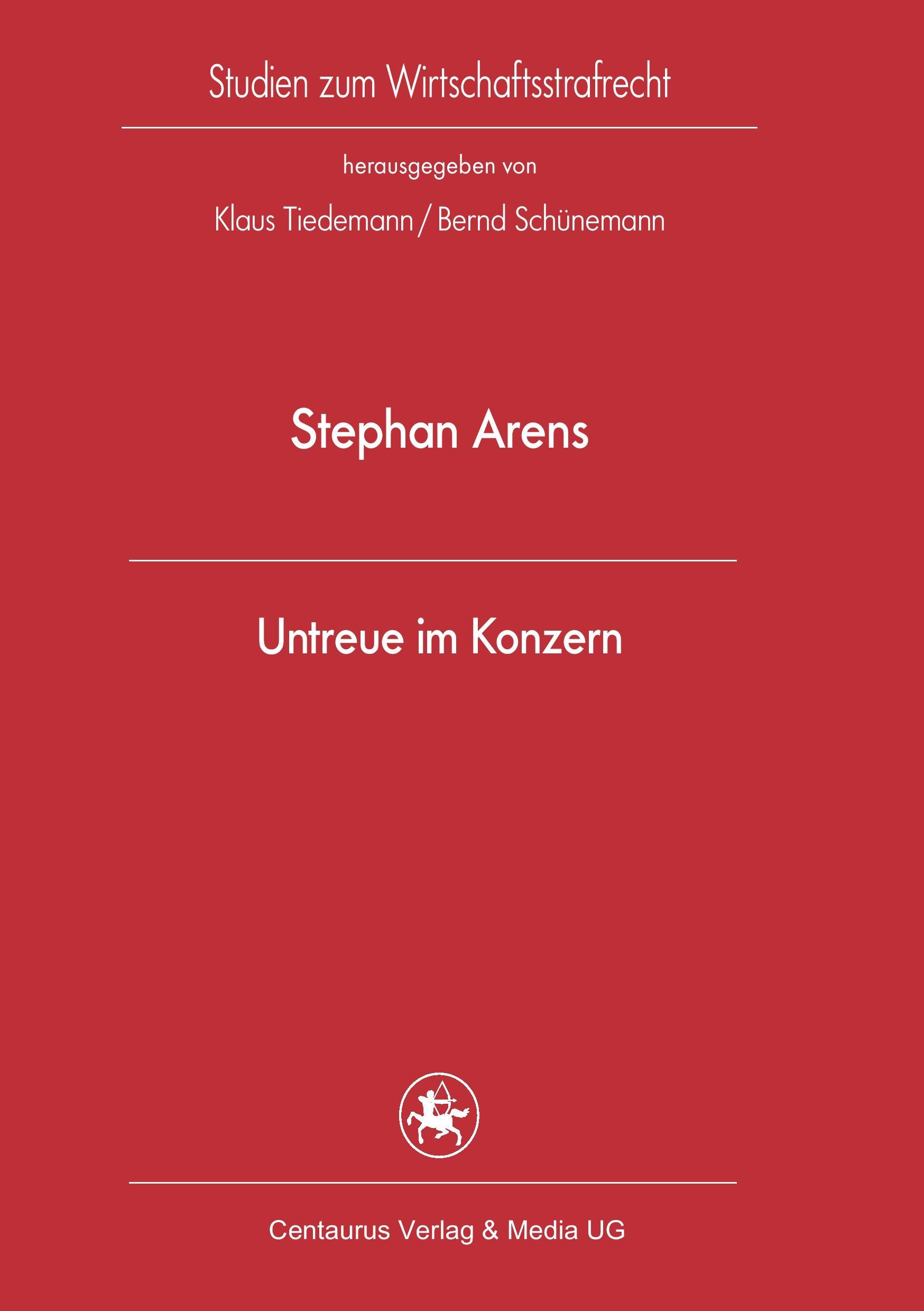 Vorderes Coverbild Untreue im Konzern