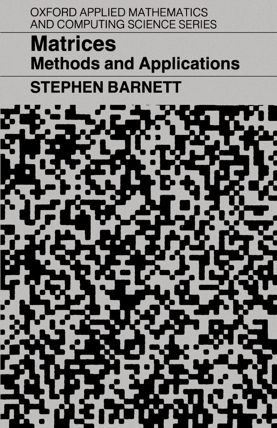 Vorderes Coverbild Matrices ' Methods and Applications'