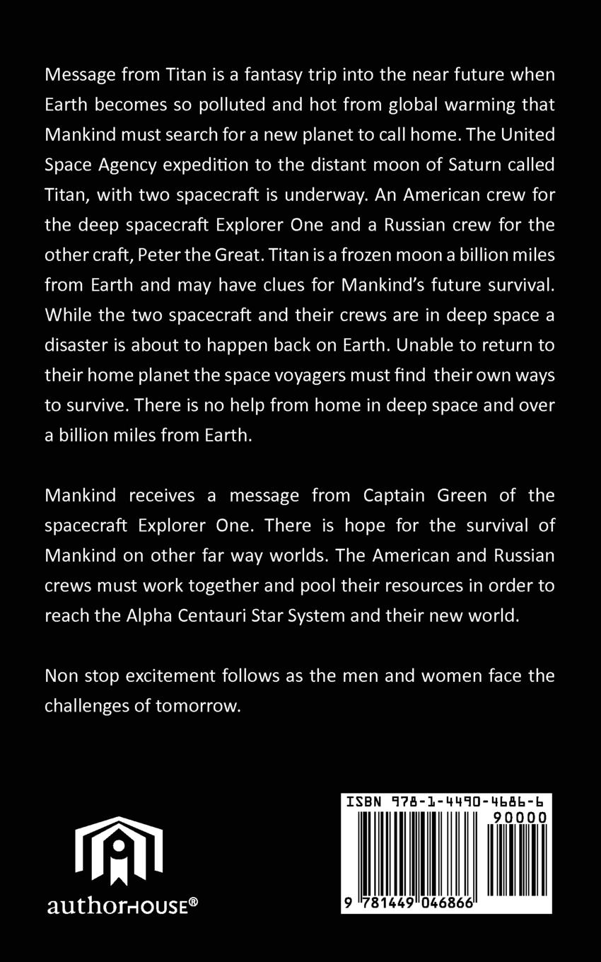 Rückseitencover Message from Titan