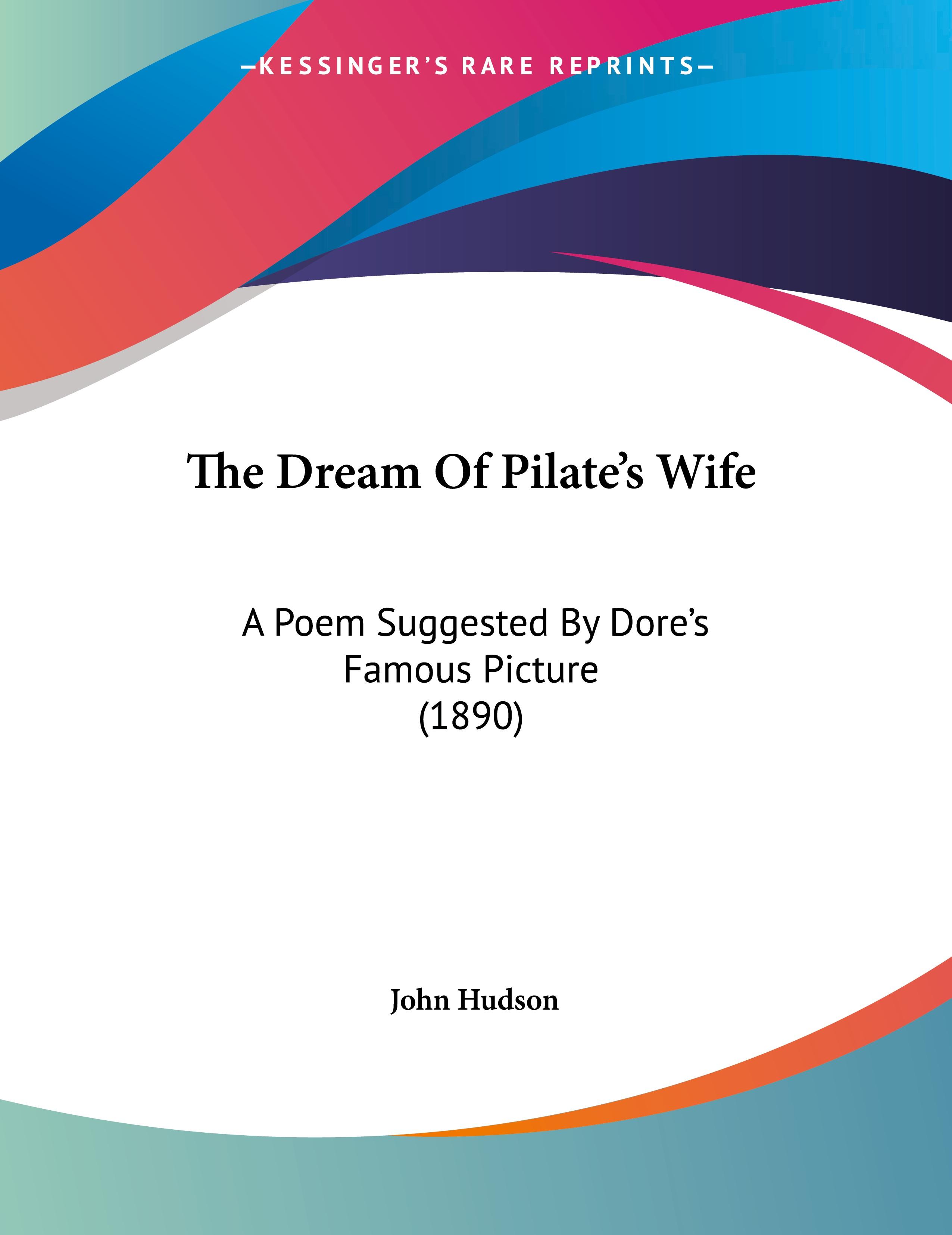 Vorderes Coverbild The Dream Of Pilate's Wife
