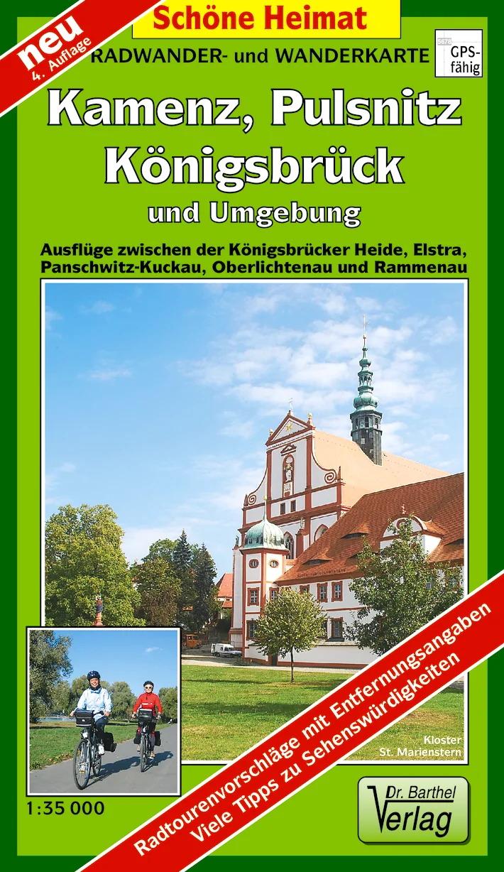 Vorderes Coverbild Kamenz, Pulsnitz, Königsbrück und Umgebung 1 : 35 000