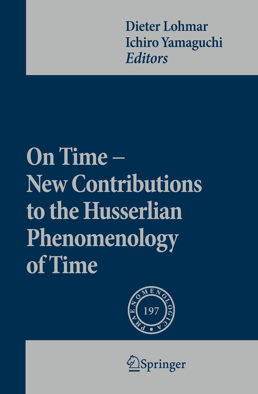 Vorderes Coverbild On Time - New Contributions to the Husserlian Phenomenology of Time