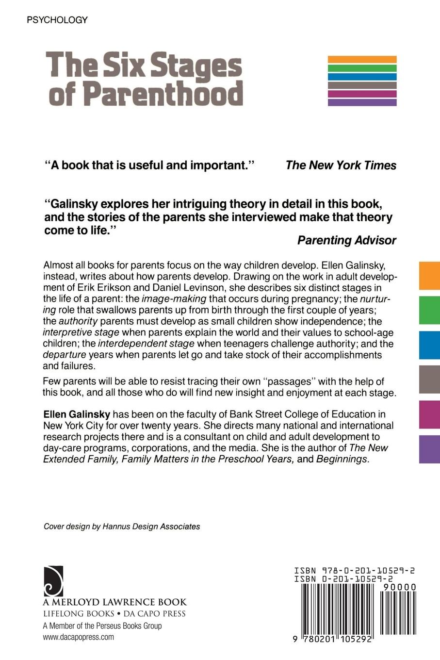 Rückseitencover The Six Stages of Parenthood
