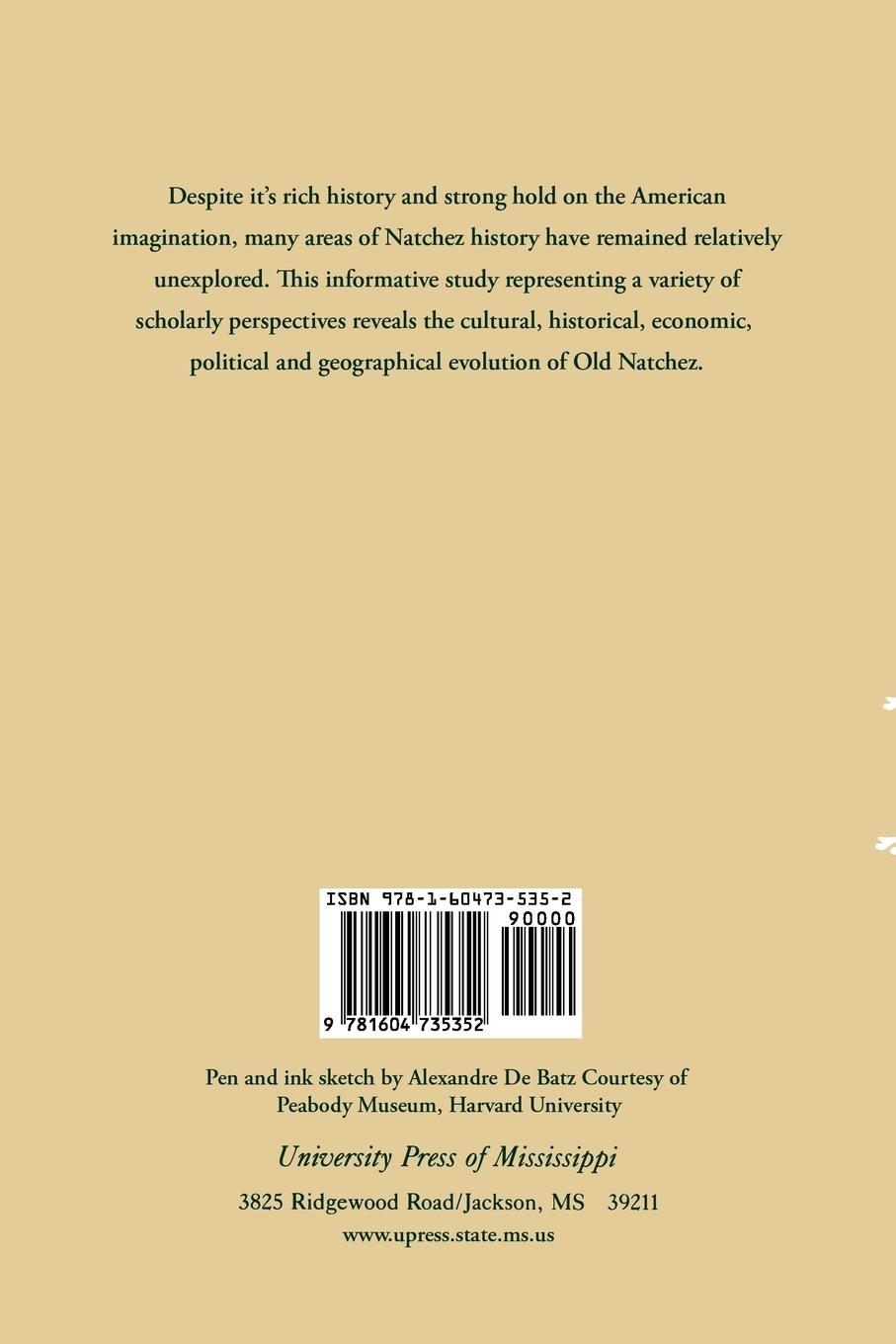 Rückseitencover Natchez Before 1830