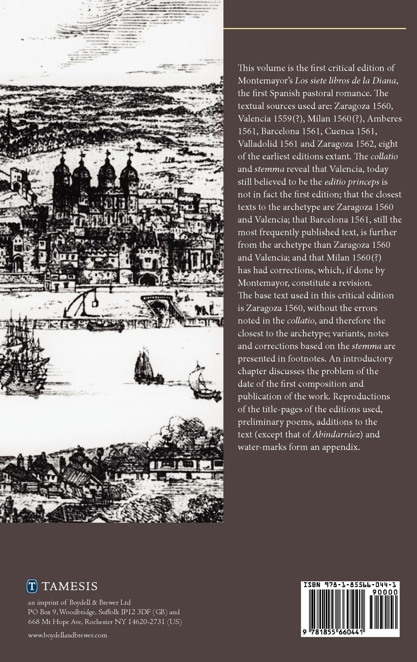 Rückseitencover Los Siete Libros de La Diana