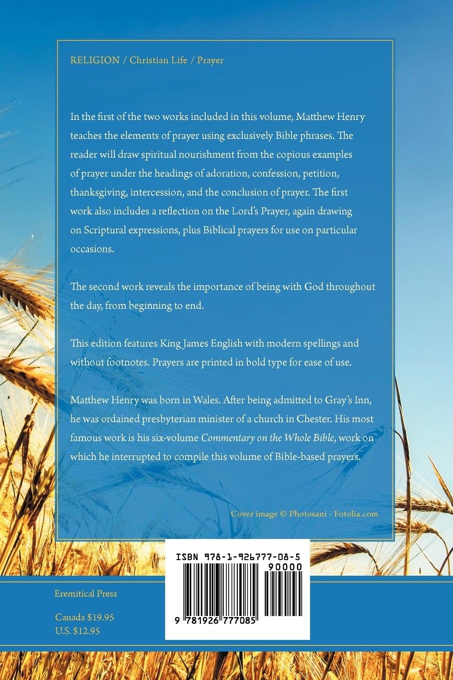 Rückseitencover A Method for Prayer and Directions for Daily Communion with God