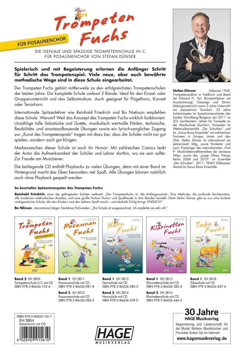 Beispielinhalt (Bild) Trompeten Fuchs für Posaunenchor