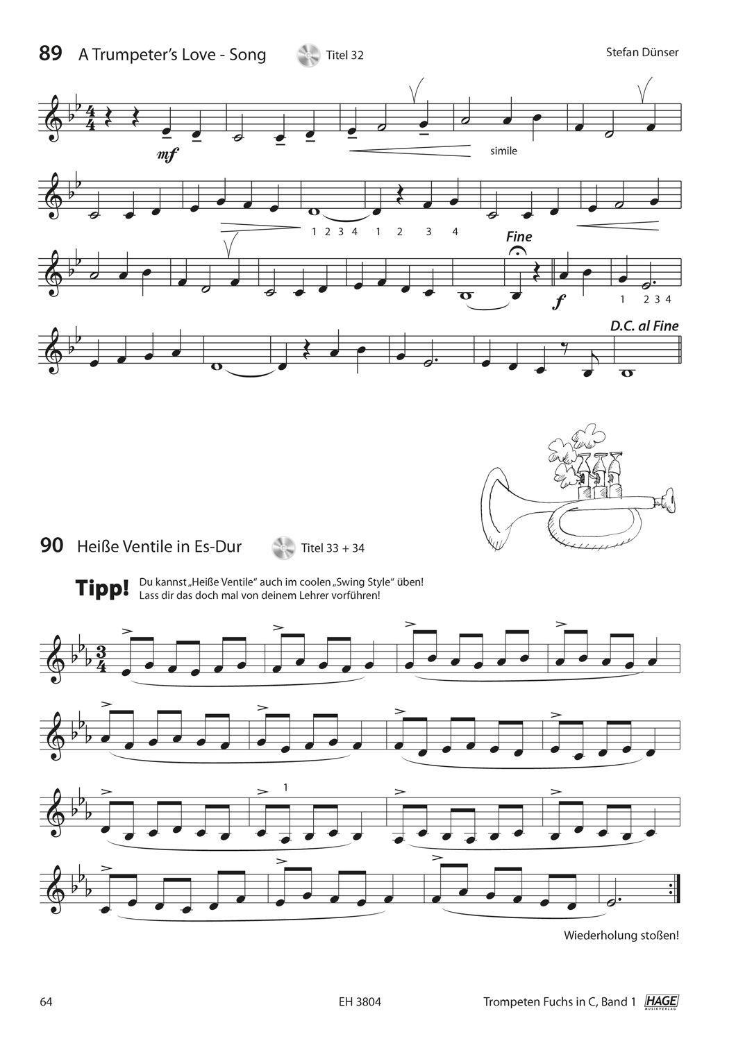 Beispielinhalt (Bild) Trompeten Fuchs für Posaunenchor