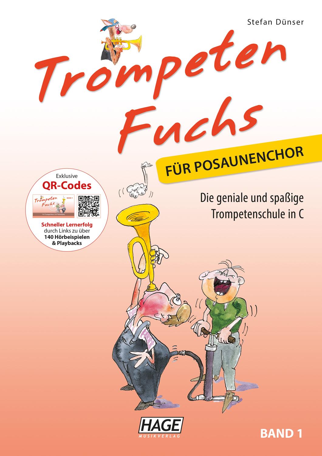 Vorderes Coverbild Trompeten Fuchs für Posaunenchor