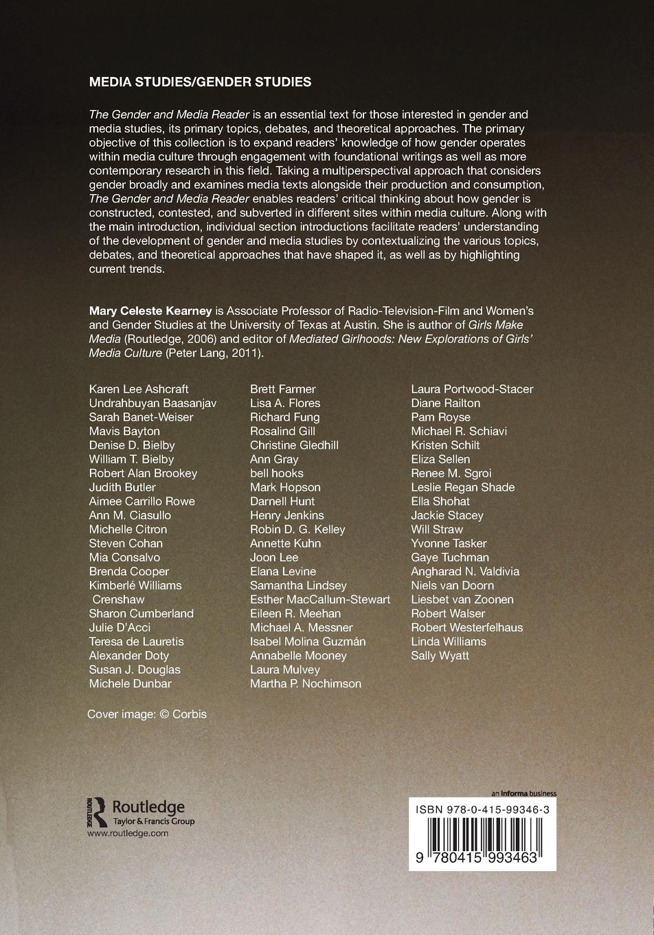Rückseitencover The Gender and Media Reader