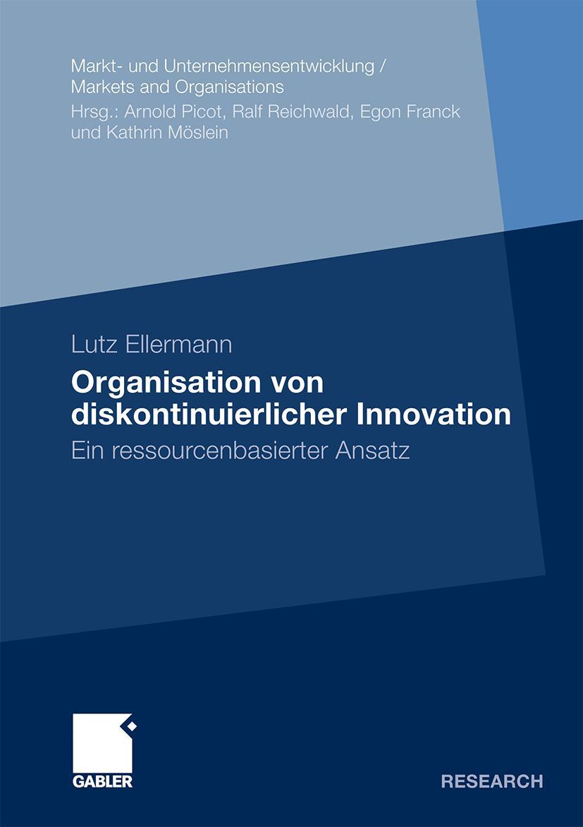Vorderes Coverbild Organisation von diskontinuierlicher Innovation