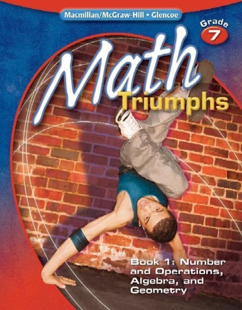 Vorderes Coverbild Math Triumphs, Grade 7, Student Study Guide, Book 1: Number and Operations, Algebra, and Geometry