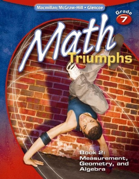 Vorderes Coverbild Math Triumphs, Grade 7, Student Study Guide, Book 2: Measurement, Geometry, and Algebra