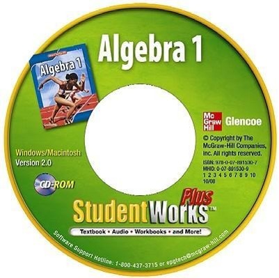 Vorderes Coverbild Algebra 1, Studentworks Plus CD-ROM