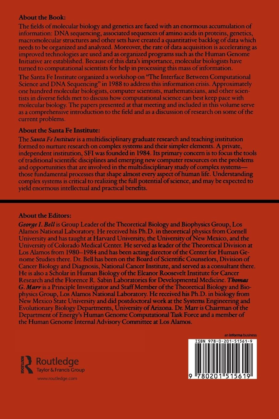 Rückseitencover Computers and DNA