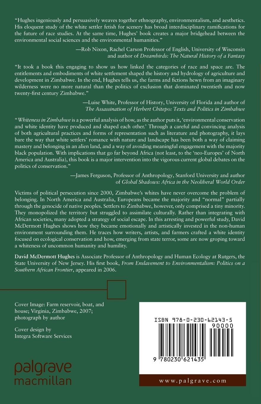 Rückseitencover Whiteness in Zimbabwe