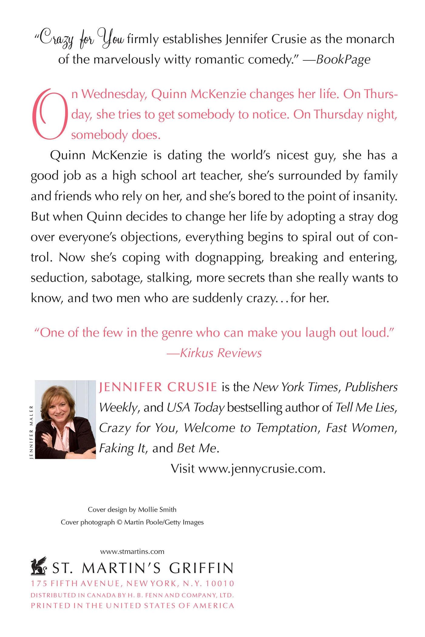 Rückseitencover Crazy for You