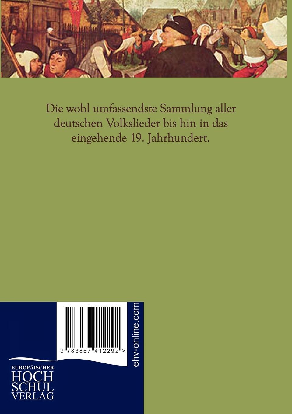 Rückseitencover Alle deutschen Volkslieder