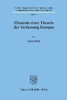 Vorderes Coverbild Elemente einer Theorie der Verfassung Europas.