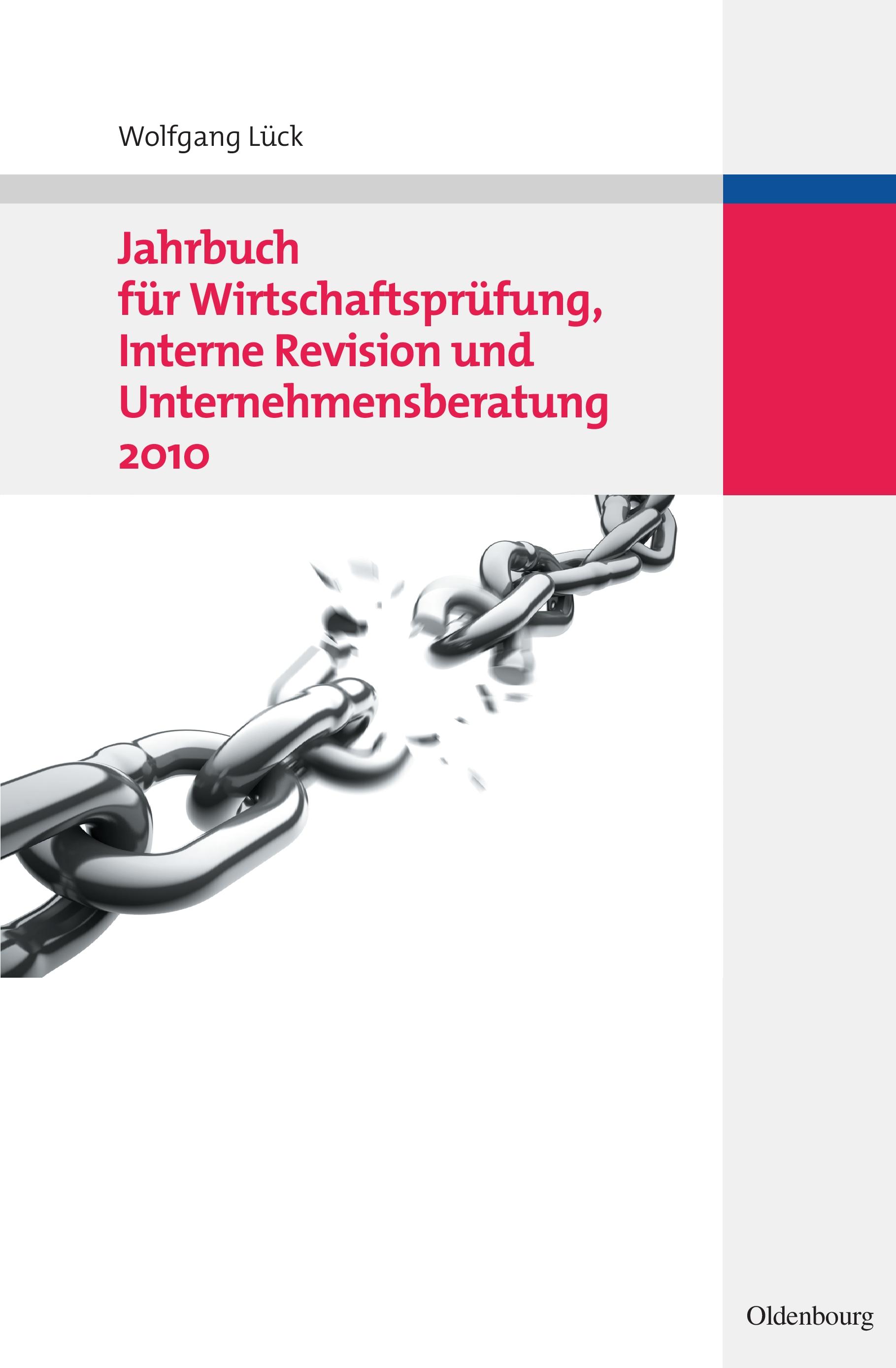 Vorderes Coverbild Jahrbuch für Wirtschaftsprüfung, Interne Revision und Unternehmensberatung 2010