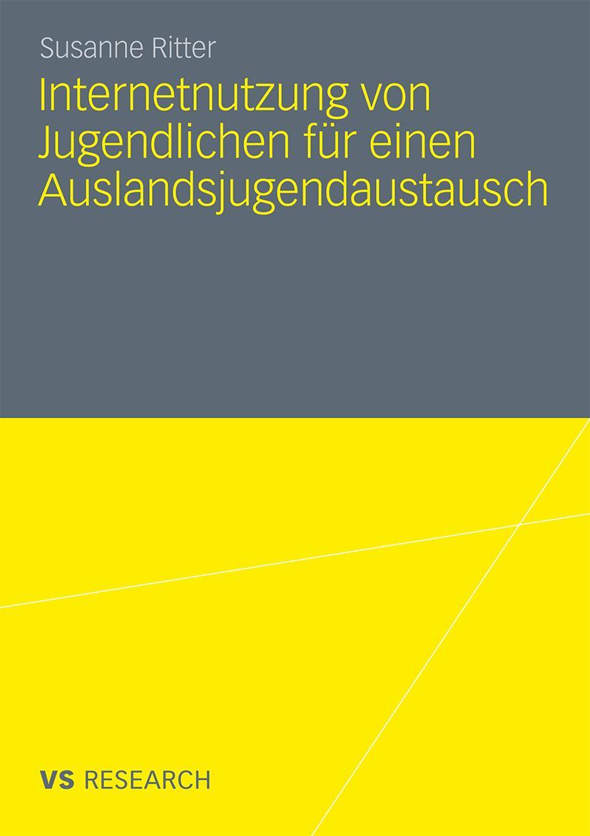 Vorderes Coverbild Internetnutzung von Jugendlichen für einen Auslandsjugendaustausch