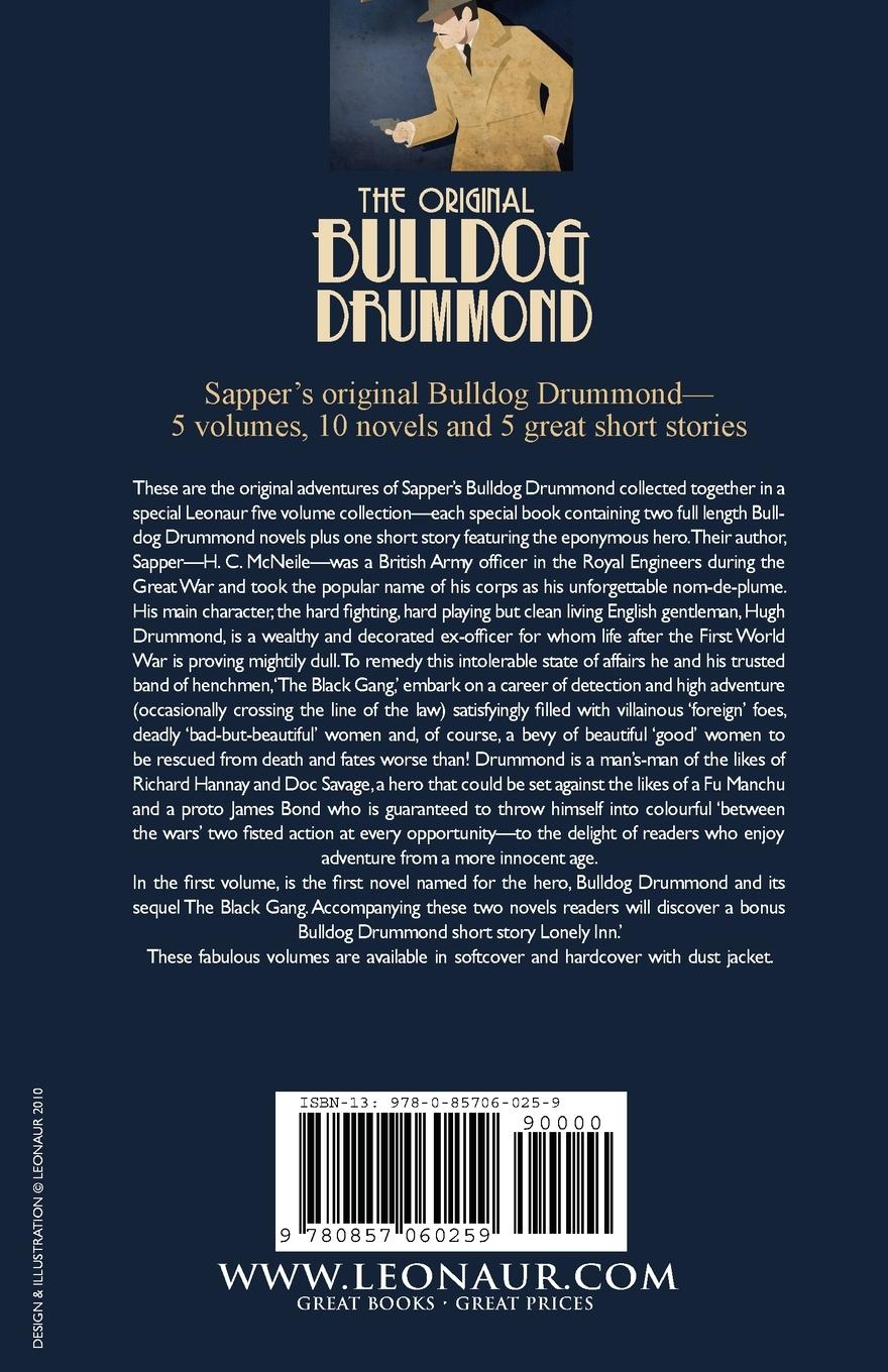 Rückseitencover The Original Bulldog Drummond