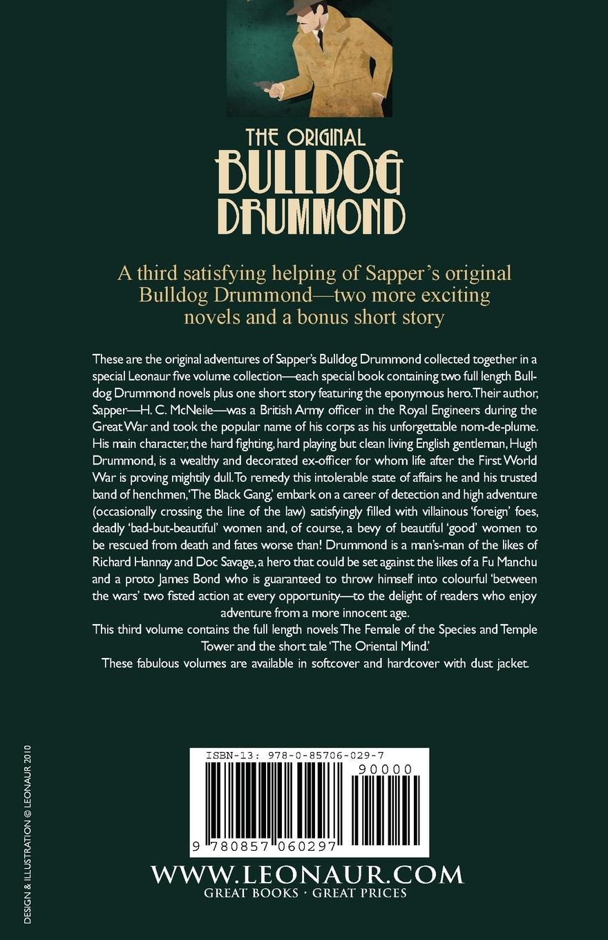 Rückseitencover The Original Bulldog Drummond
