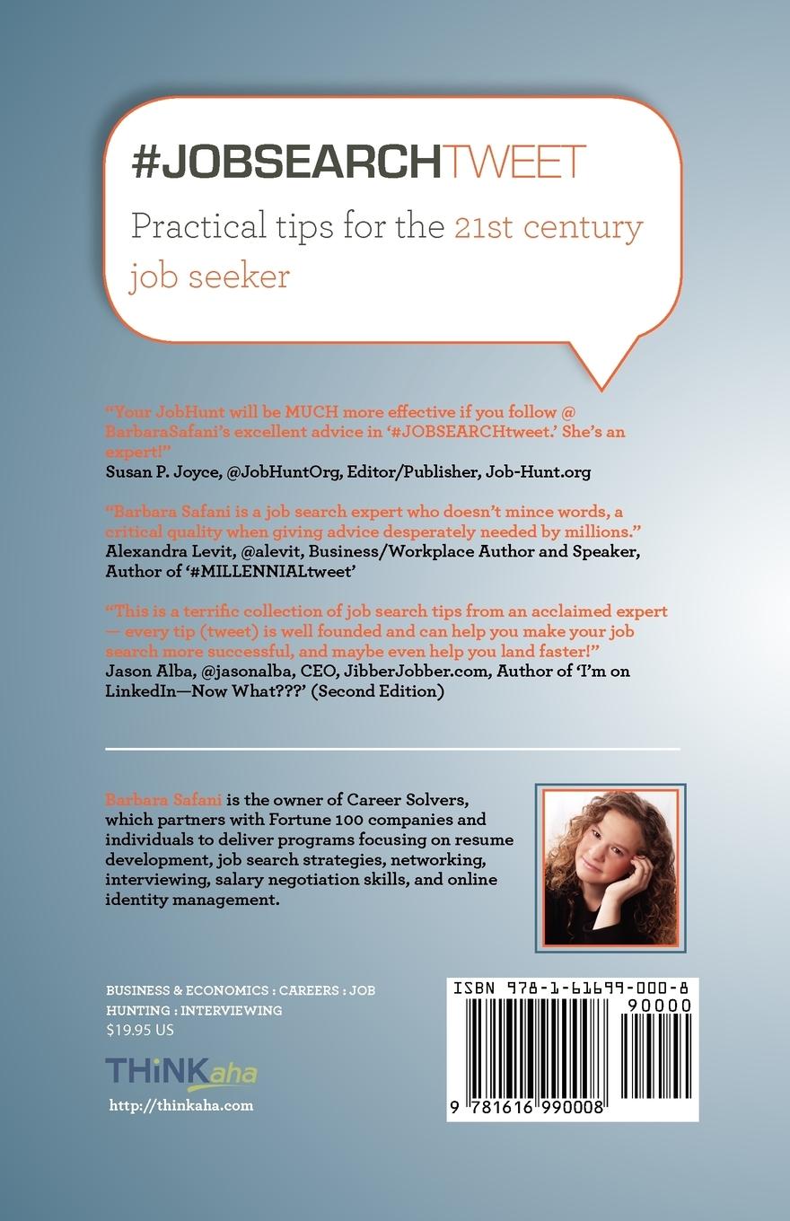 Rückseitencover #Jobsearchtweet Book01