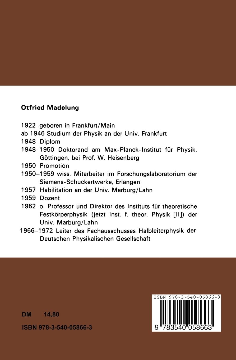 Rückseitencover Festkörpertheorie II