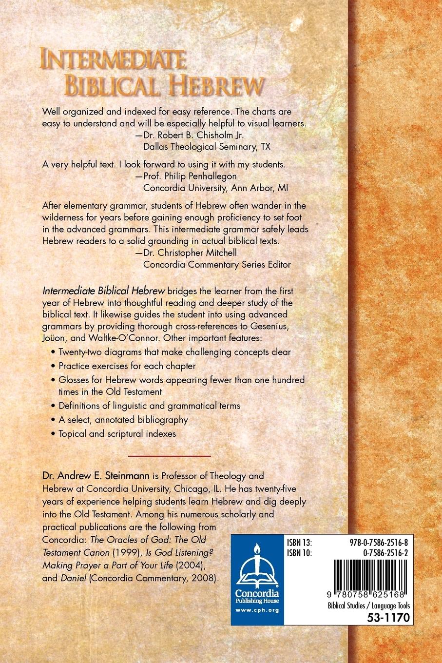 Rückseitencover Intermediate Biblical Hebrew