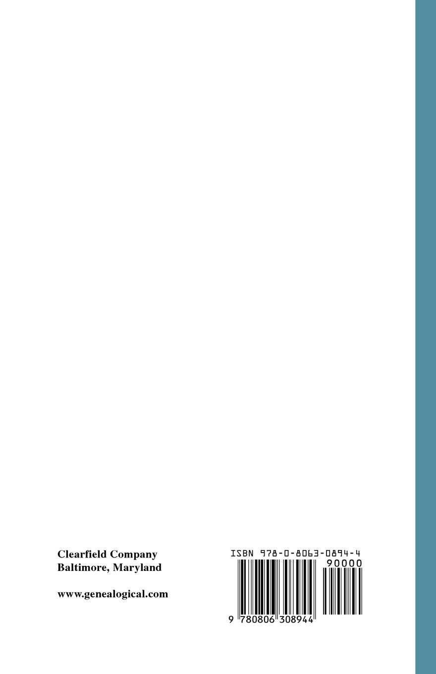 Rückseitencover Chronicles of the Scotch-Irish Settlement in Virginia. Extracted from the Original Court Records of Augusta County, 1745-1800. Volume II