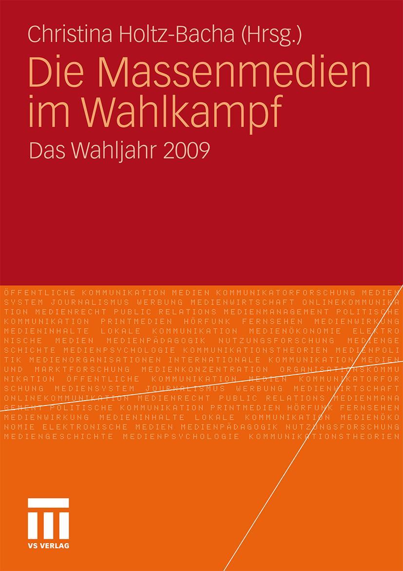 Vorderes Coverbild Die Massenmedien im Wahlkampf