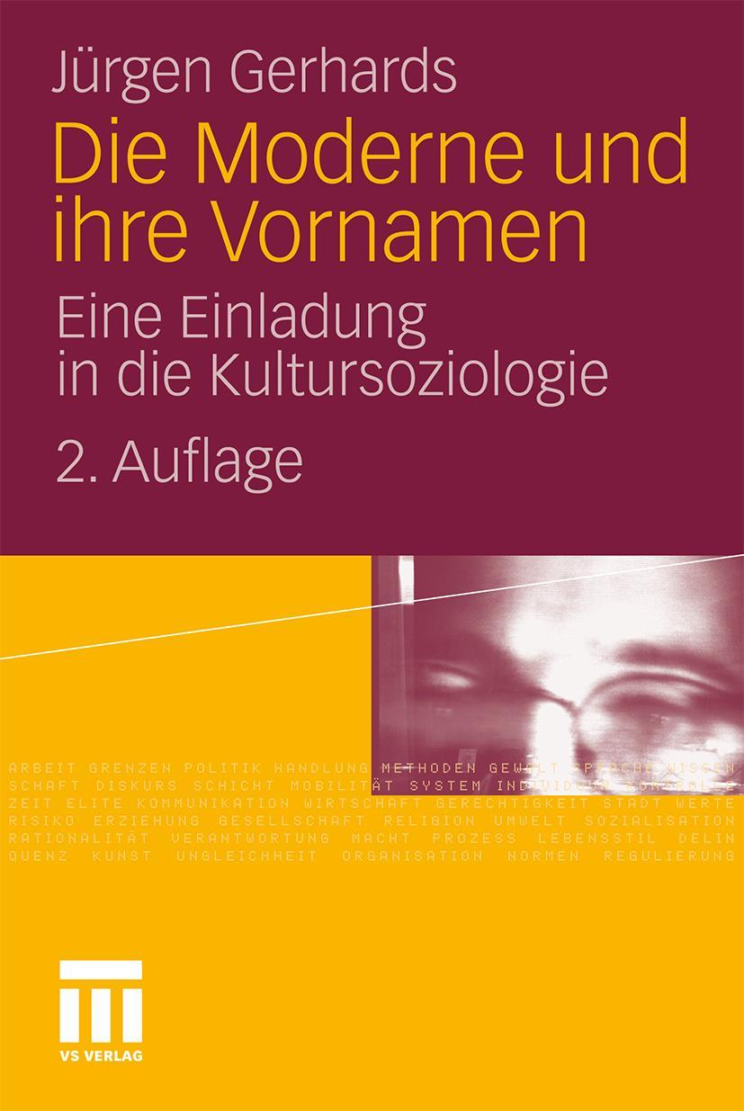 Vorderes Coverbild Die Moderne und ihre Vornamen