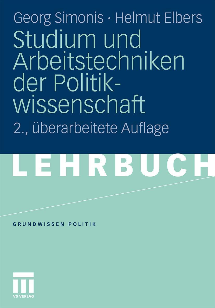 Vorderes Coverbild Studium und Arbeitstechniken der Politikwissenschaft