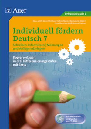 Vorderes Coverbild Individuell fördern 7 Schreiben: Informieren