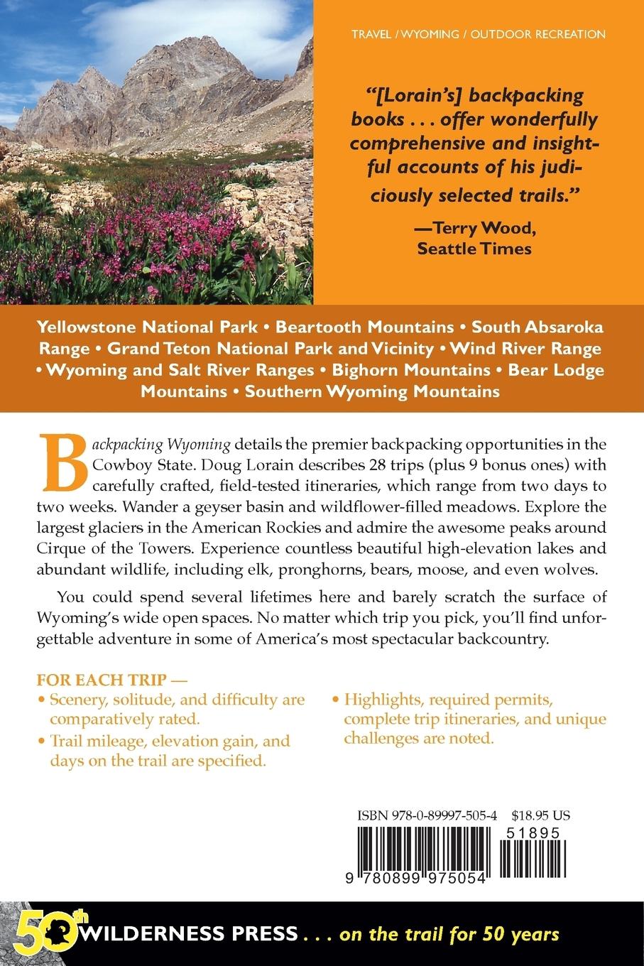 Rückseitencover Backpacking Wyoming