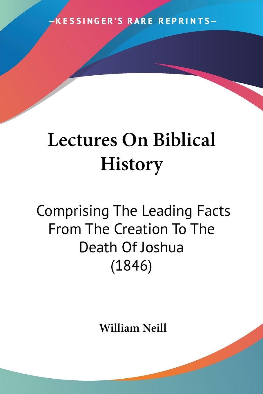Vorderes Coverbild Lectures On Biblical History