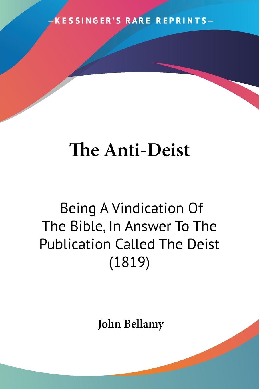 Vorderes Coverbild The Anti-Deist