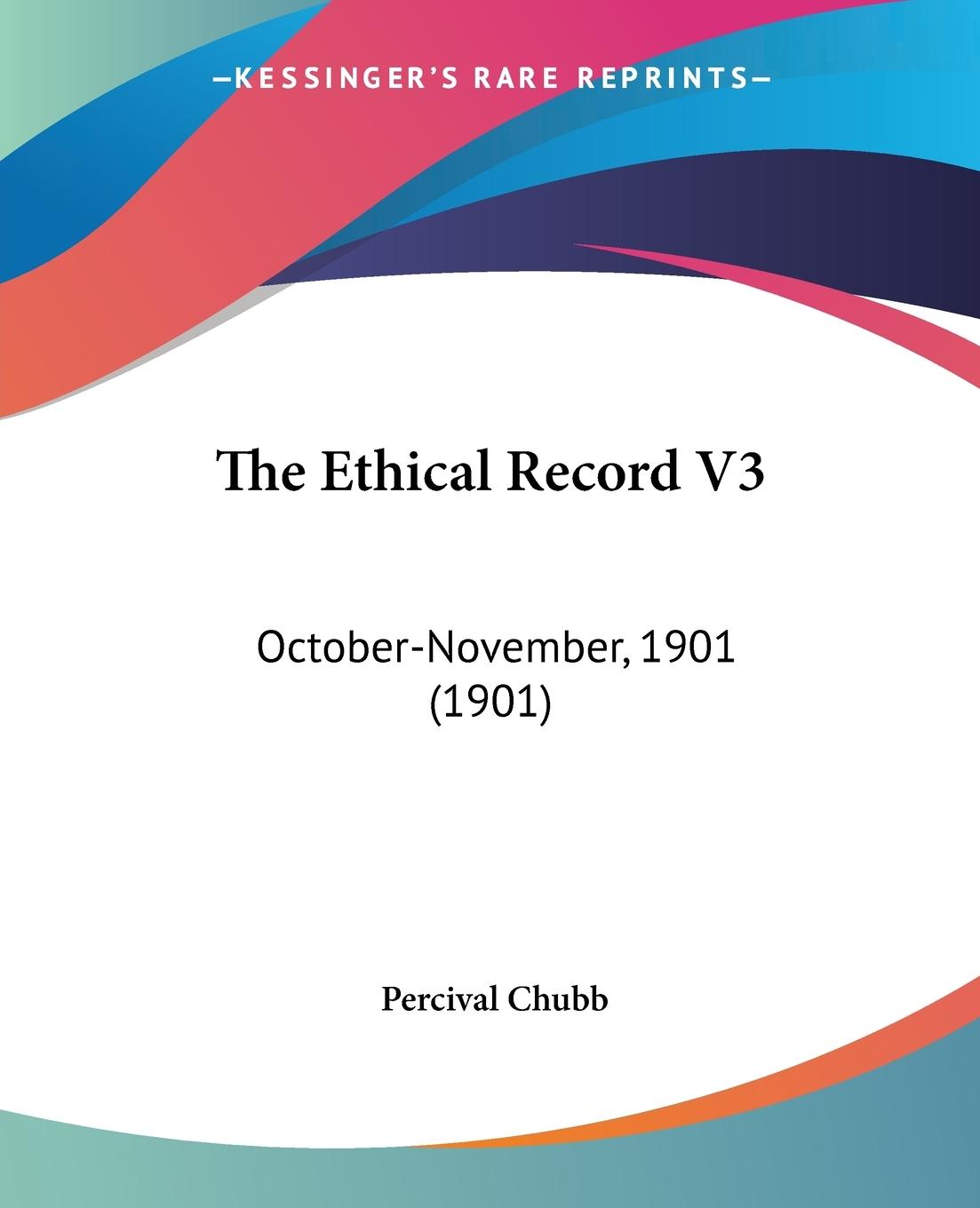 Vorderes Coverbild The Ethical Record V3